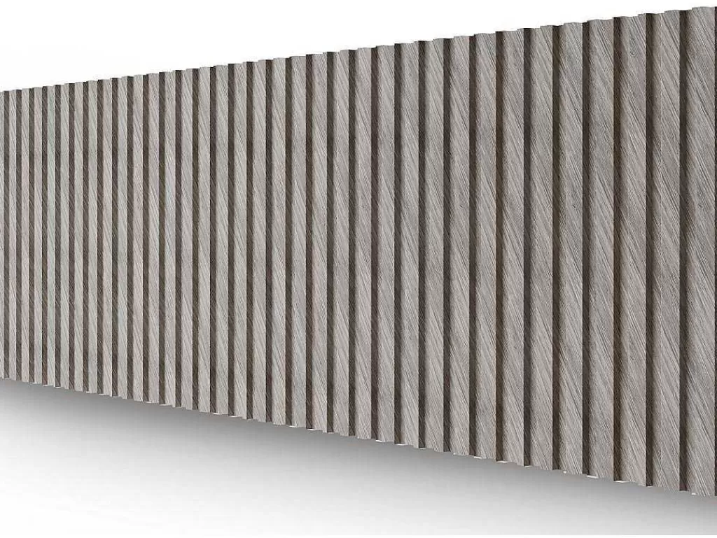 Painel De Parede*Vente-unique Painel De Parede 3D Pack De 3,71 M Cinza Conjunto De 8 Pecas - Tatiana