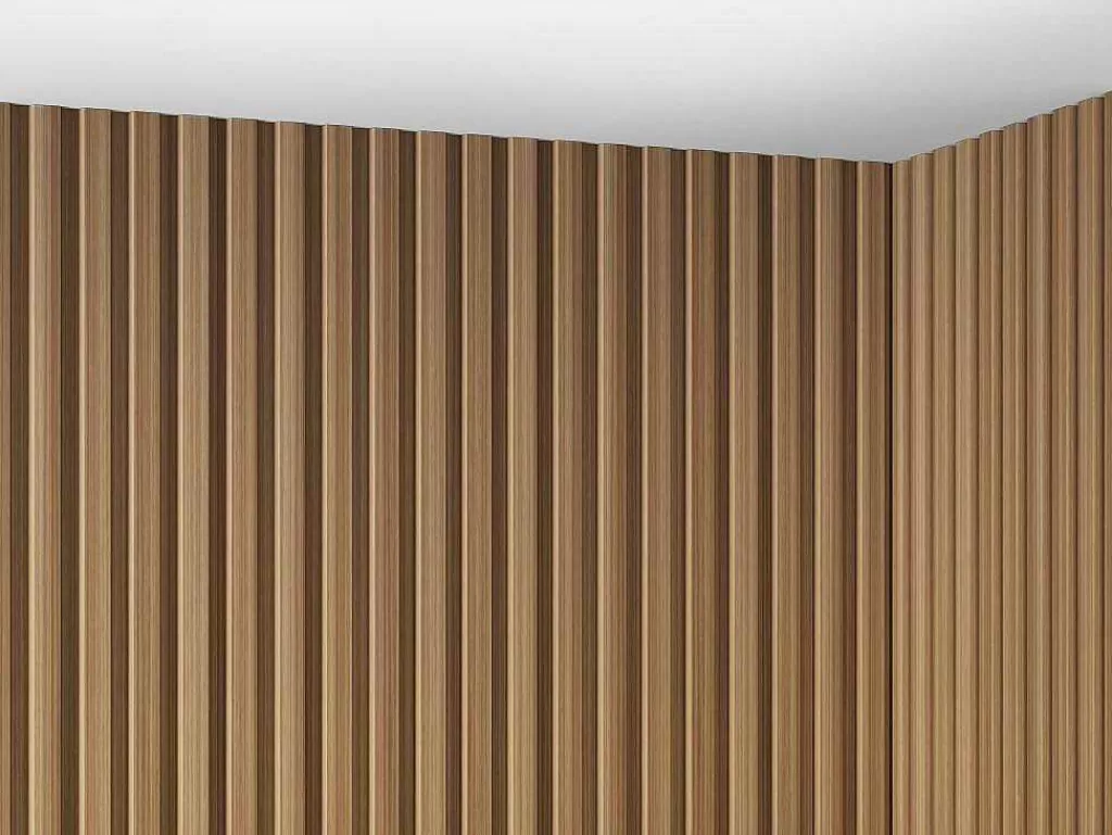 Painel De Parede*Vente-unique Painel De Parede 3D Pack De 3,71 M Cor Madeira Natural Conjunto De 8 Pecas - Tatiana
