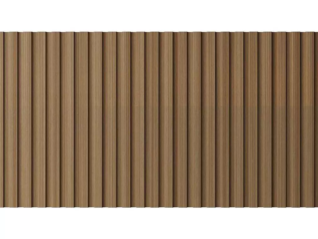 Painel De Parede*Vente-unique Painel De Parede 3D Pack De 3,71 M Cor Madeira Natural Conjunto De 8 Pecas - Tatiana