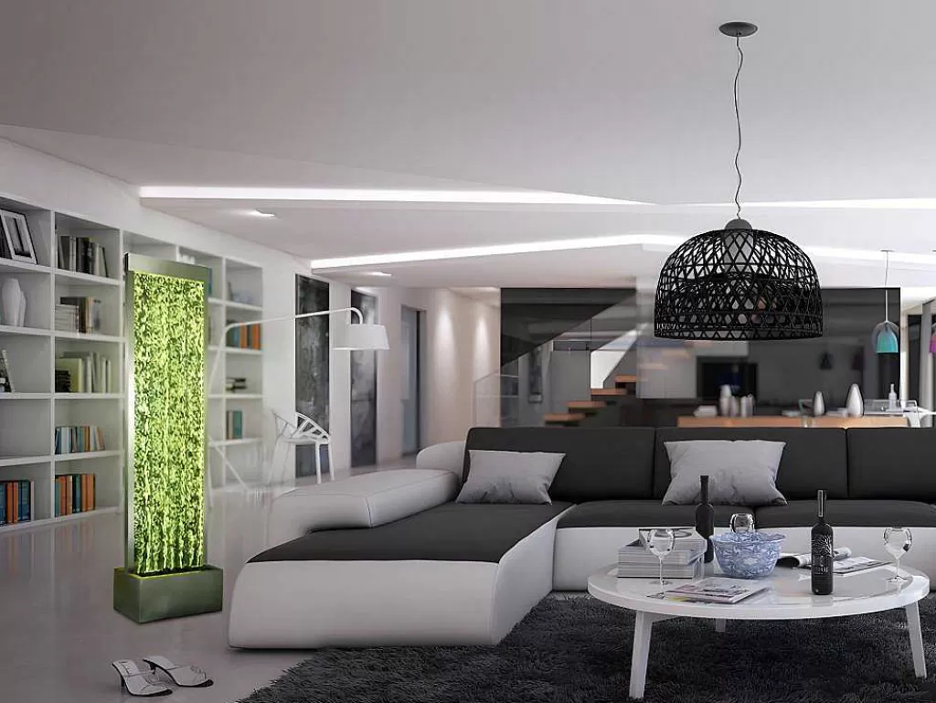 Candeeiro De Pe*OZAIA Parede De Bolhas De Agua Blennie - Leds Com Cores Que Mudam - A.150 Cm