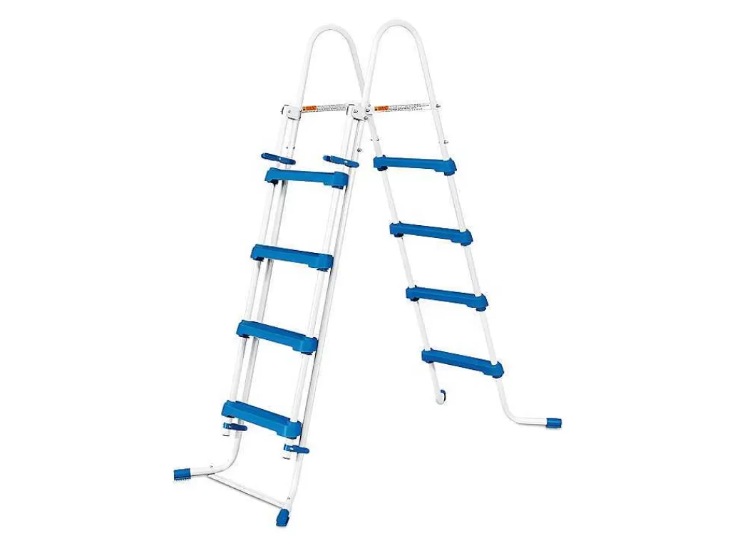 Piscina*Vente-unique Piscina Tubular Redonda Azul Com Bomba De Filtro De Cartucho De D457 X A122 Cm - Lacanau