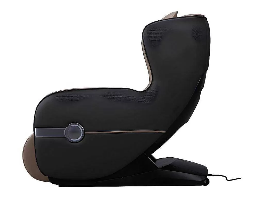 Poltrona Em Pele Sintética*Vente-unique Poltrona De Massagem Em Pele Sintética Bege Com Leds E Sistema De Gravidade Zero - Opcao Bluetooth - Kasou