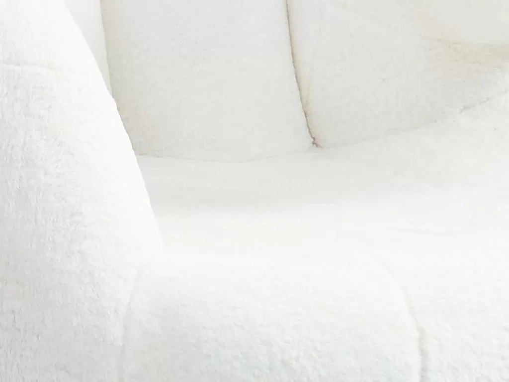 Poltrona Em Forma De Mão*Vente-unique Poltrona Giratoria Em Forma De Mão Em Pele Sintética - Branco - Catchy