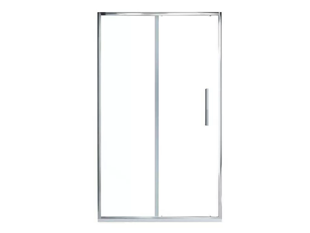 Painel De Duche*Shower & Design Porta De Duche De Correr Estilo Industrial Cromada 120X195 Cm - Toroni