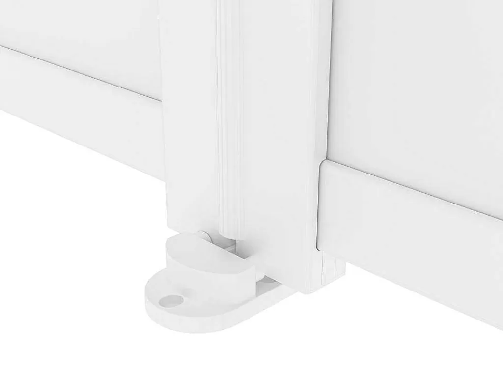 Porta E Portão*EXPERTLAND Portão De Batente Aluminio C355 X A181 Cm Branco - Nazario