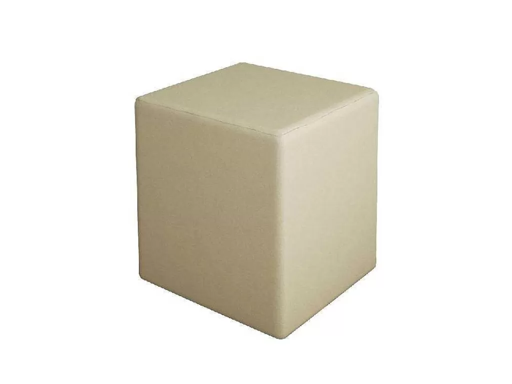 Puff*EPIKASA Pouf Milena, Creme, 34X34X37 Cm,