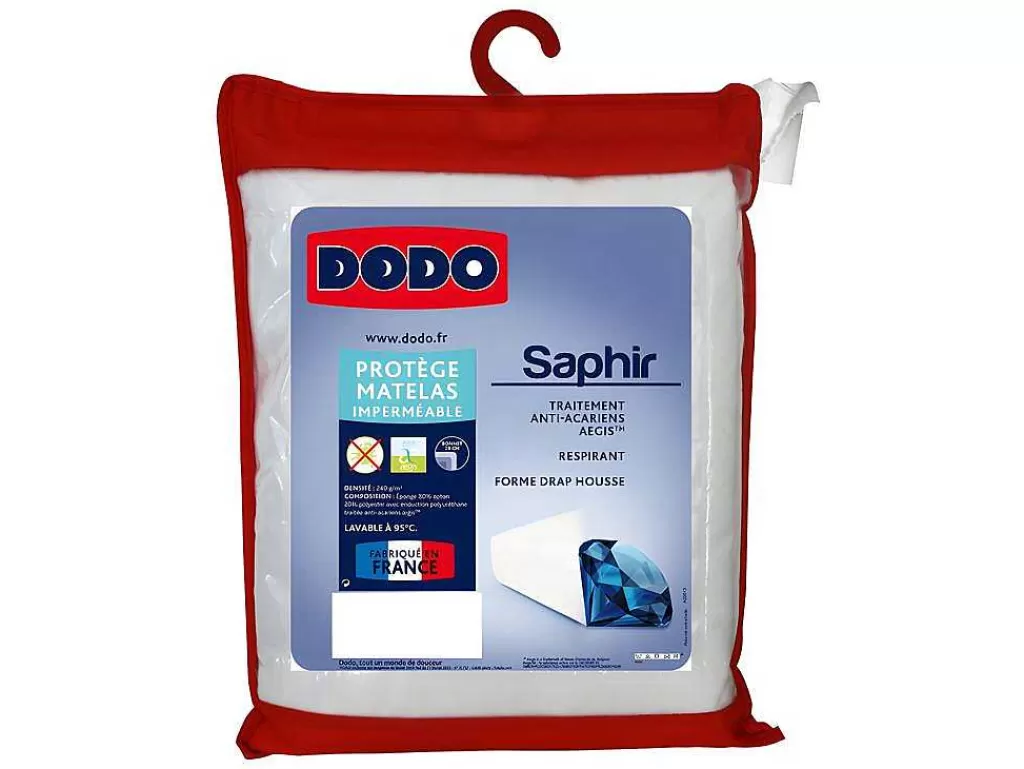 Roupa De Cama*DODO Protetor De Colchão Impermeavel E Anti-Acaros De 140 X 190 Cm - Saphir
