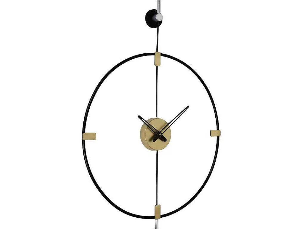 Relógio De Parede*OZAIA Relógio De Parede Em Metal D. 47 Cm Preto - Hamona