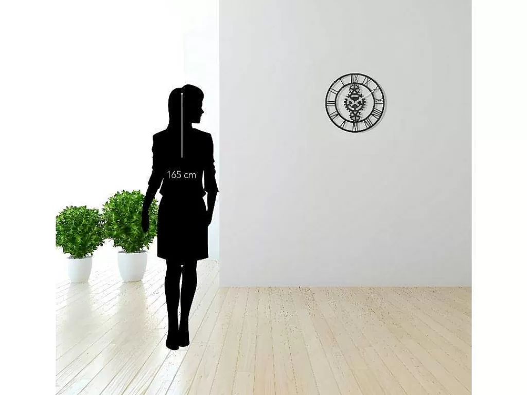 relgio_vintage_10_preto_prata_50x15x50_cm_epikasa_9.webp Relógio De Parede*EPIKASA Relógio Vintage 10, Preto, Prata, 50X1,5X50 Cm,