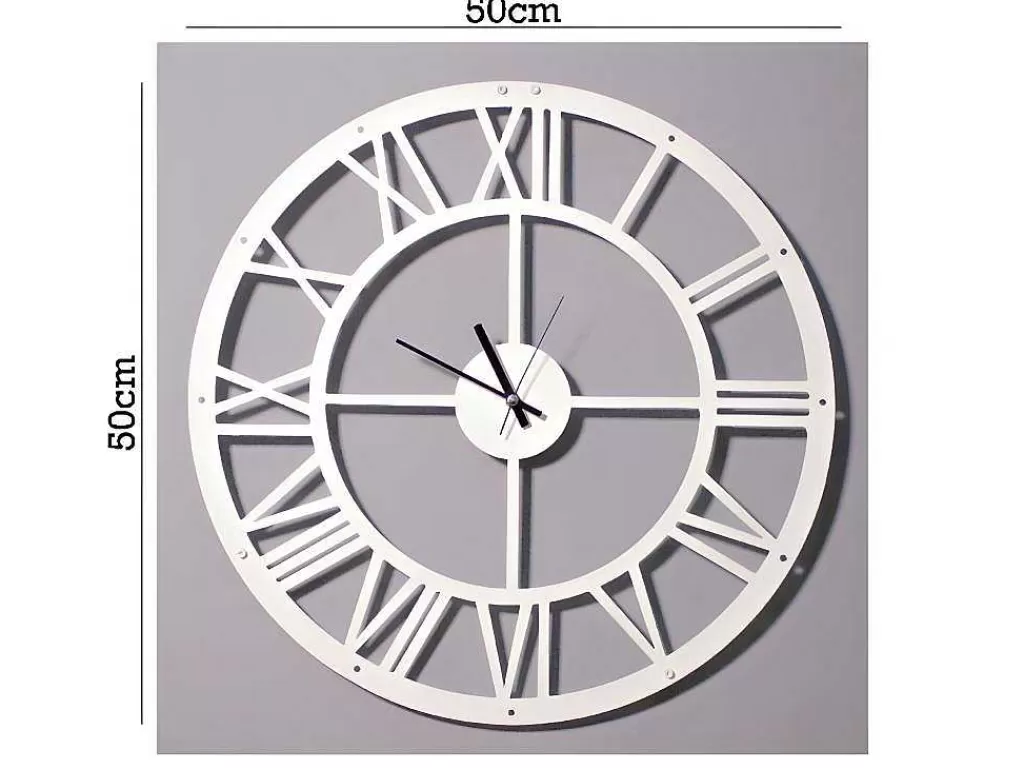 relgio_vintage_3_branco_preto_50x016x50_cm_epikasa_10.webp Relógio De Parede*EPIKASA Relógio Vintage 3, Branco, Preto, 50X0,16X50 Cm,
