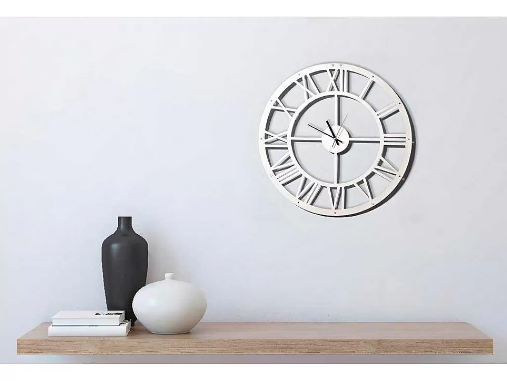 relgio_vintage_3_branco_preto_50x016x50_cm_epikasa_5.webp Relógio De Parede*EPIKASA Relógio Vintage 3, Branco, Preto, 50X0,16X50 Cm,