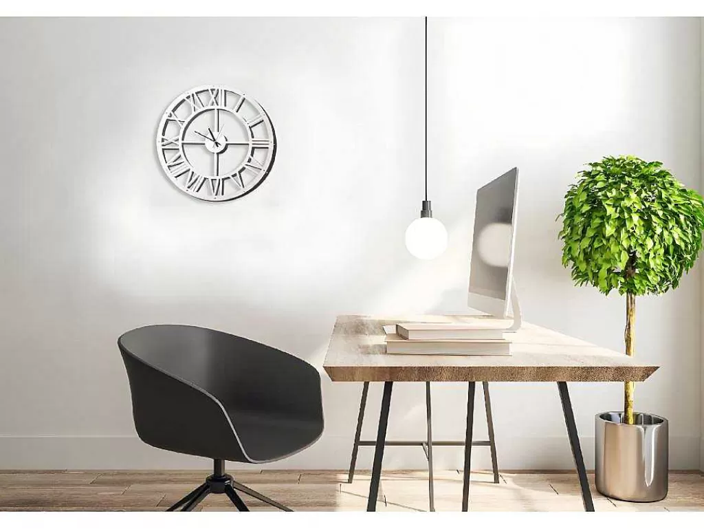 relgio_vintage_3_branco_preto_50x016x50_cm_epikasa_8.webp Relógio De Parede*EPIKASA Relógio Vintage 3, Branco, Preto, 50X0,16X50 Cm,