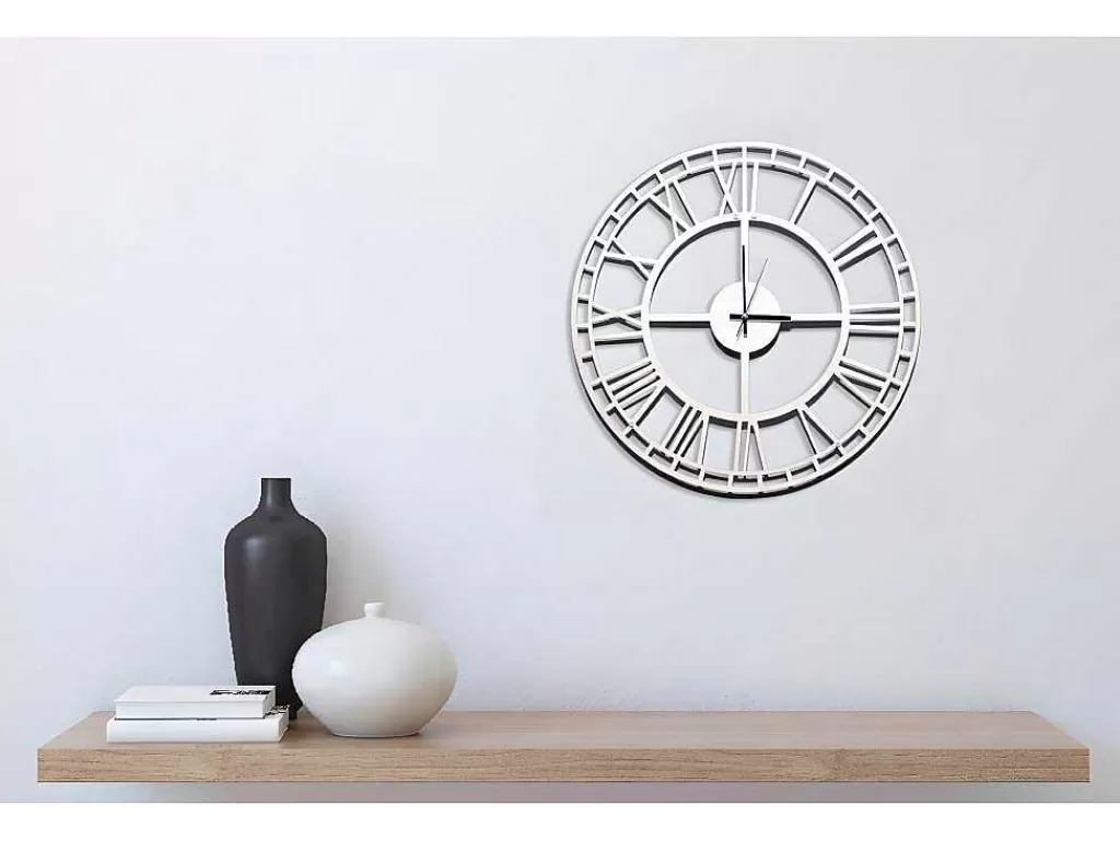 relgio_vintage_7_branco_preto_50x15x50_cm_epikasa_5.webp Relógio De Parede*EPIKASA Relógio Vintage 7, Branco, Preto, 50X1,5X50 Cm,