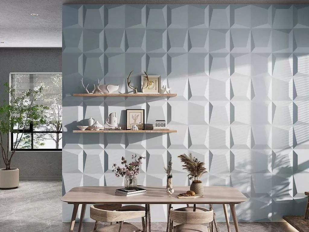 revestimento_de_parede_3d_tessel_para_pintar__pack_de_3m__lote_de_6_pecas_2.webp Painel De Parede*Vente-unique Revestimento De Parede 3D Tessel Para Pintar - Pack De 3M - Lote De 6 Pecas
