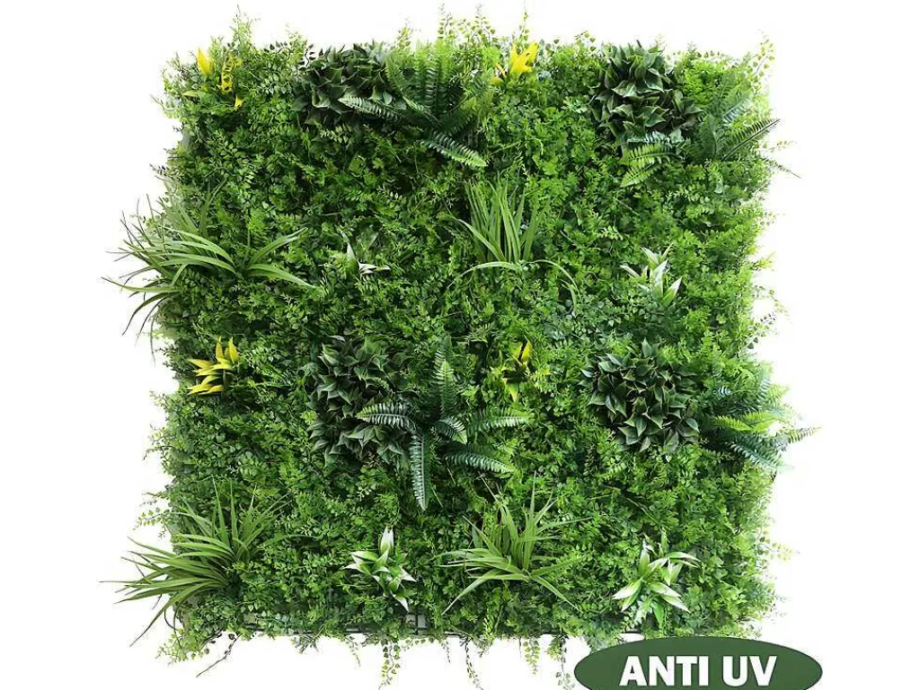 Revestimento De Parede Vegetal*Vente-unique Revestimento De Parede Vegetal Sintetico Pack De 1M Cor Verde - Newry