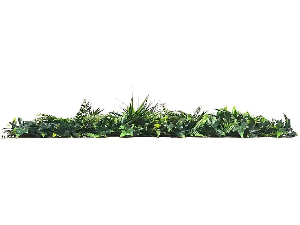 Revestimento De Parede Vegetal*Vente-unique Revestimento De Parede Vegetal Sintetico Verde, Pack De 1 M - Delvin