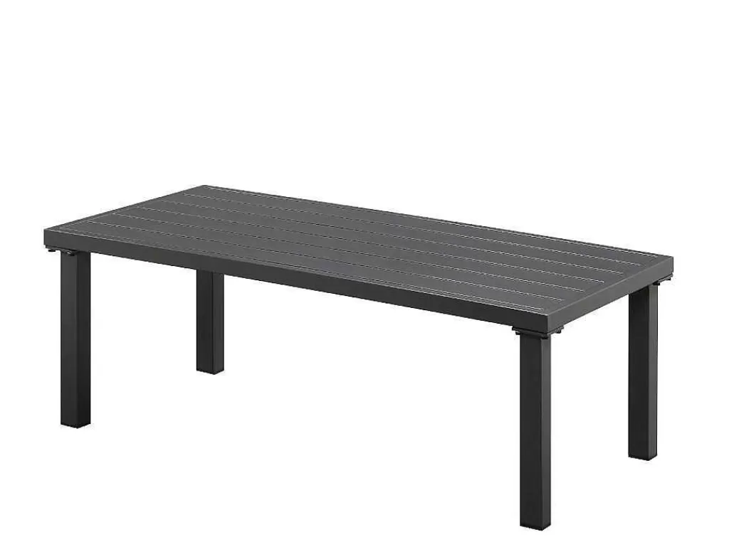 Conjunto Relax De Jardim*MYLIA Sala Completa De Jardim Em Aluminio: Um Sofá De 2 Lugares, Duas Cadeiras E Uma Mesa De Centro - Vairao De