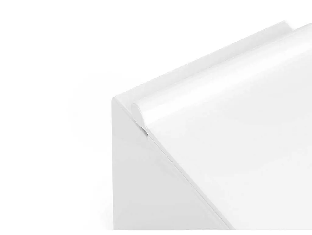 Sanita Suspensa*Vente-unique Sanita Suspensa Branco Com Estrutura De Suporte E Placa De Descarga Cromado Oval - Clemona