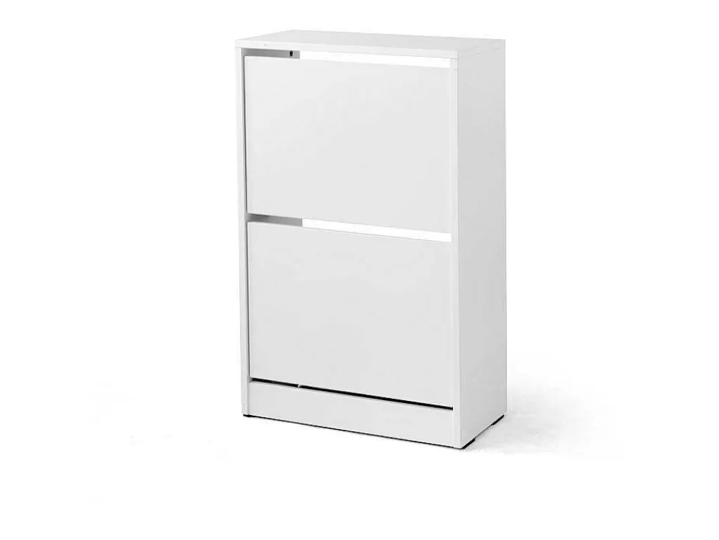 Sapateira*Venprodin Sapateira 2 Portas Deslizantes 83X51X26 Branco