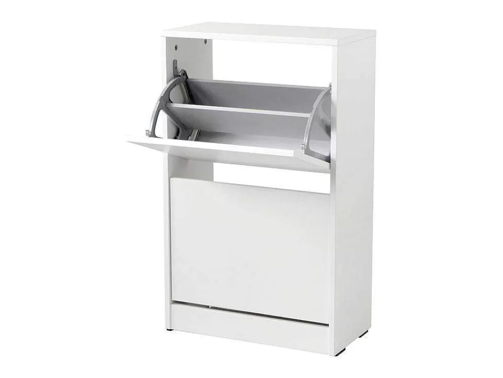 Sapateira*Venprodin Sapateira 2 Portas Deslizantes 83X51X26 Branco