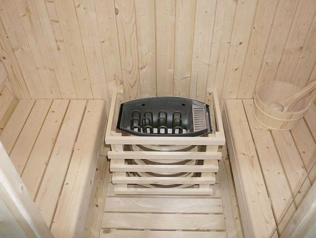 Sauna De Exterior*VOGUE SAUNA Sauna De Exterior 2 Lugares Com Salamandra De 3,5 Kw C185 X L120 X A190 Cm - Isokyro