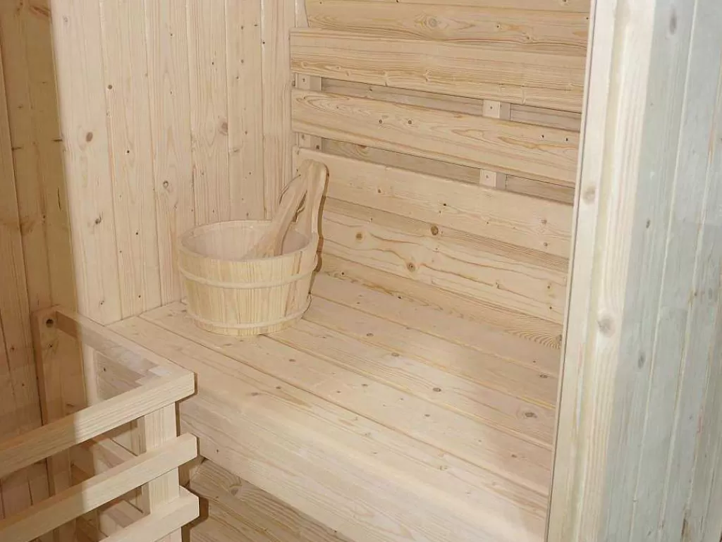 Sauna De Exterior*VOGUE SAUNA Sauna De Exterior 2 Lugares Com Salamandra De 3,5 Kw C185 X L120 X A190 Cm - Isokyro