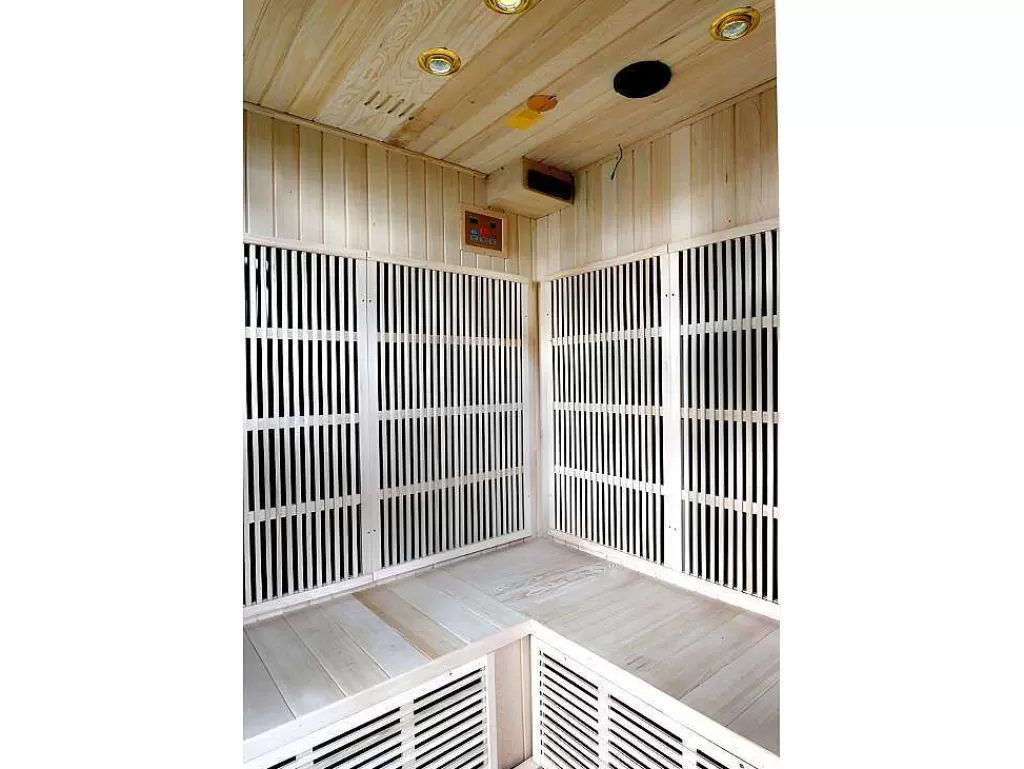 Sauna Infravermelhos*VOGUE SAUNA Sauna De Infravermelhos 3/4 Lugares Gama Prestigio Mikeli Iii - C150*P130*A190 Cm - Preto