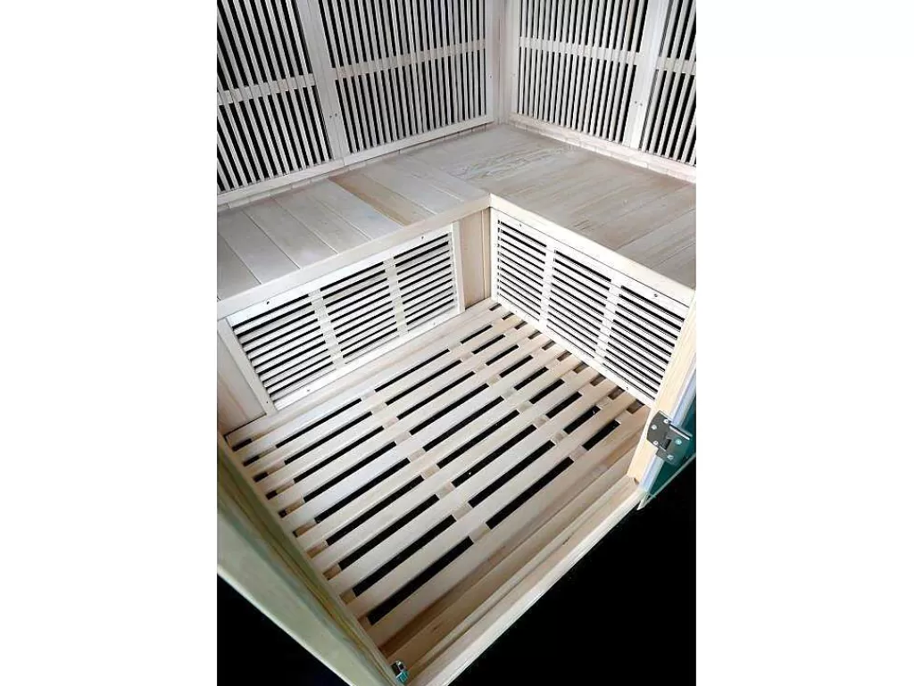Sauna Infravermelhos*VOGUE SAUNA Sauna De Infravermelhos 3/4 Lugares Gama Prestigio Mikeli Iii - C150*P130*A190 Cm - Preto