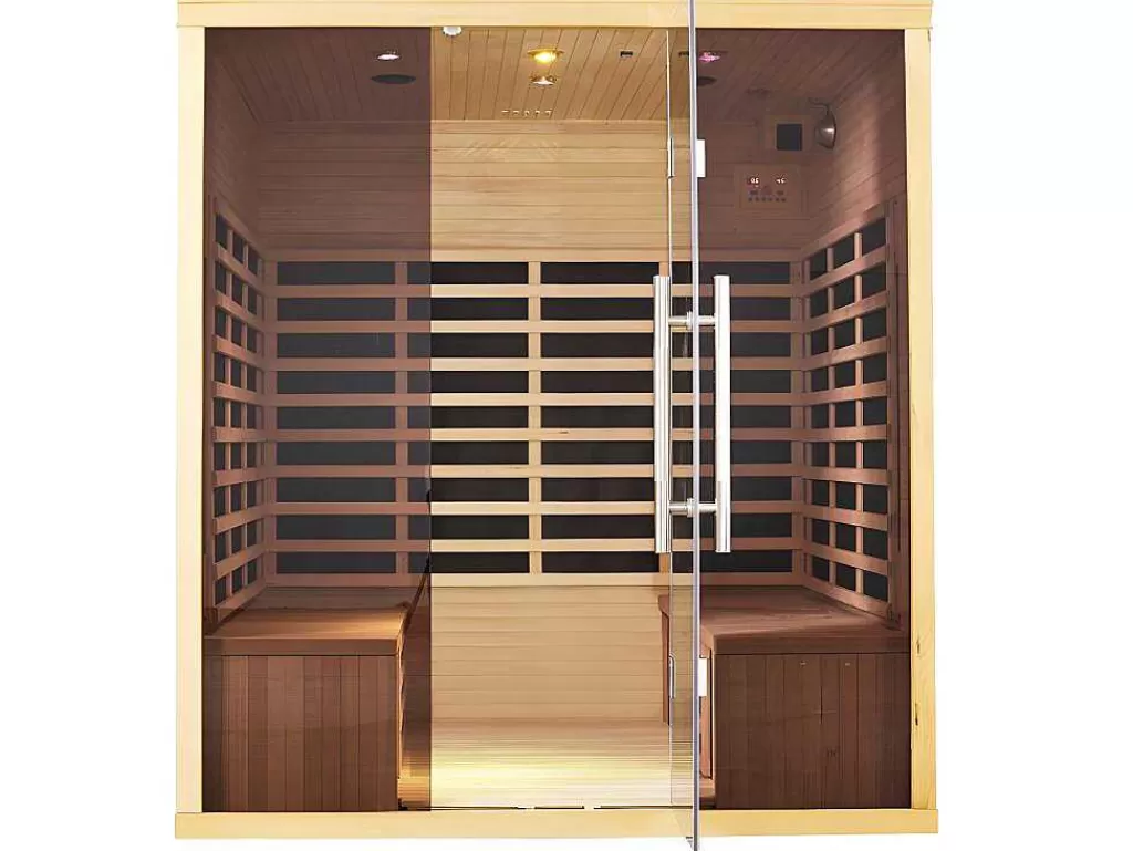 Sauna Infravermelhos*VOGUE SAUNA Sauna De Infravermelhos 4/5 Lugars Com Vidros Fumados C180 X L160 X A200 Cm 3060 W, Gama Prestigio - Tromso