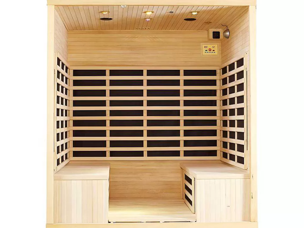 Sauna Infravermelhos*VOGUE SAUNA Sauna De Infravermelhos 4/5 Lugars Com Vidros Fumados C180 X L160 X A200 Cm 3060 W, Gama Prestigio - Tromso