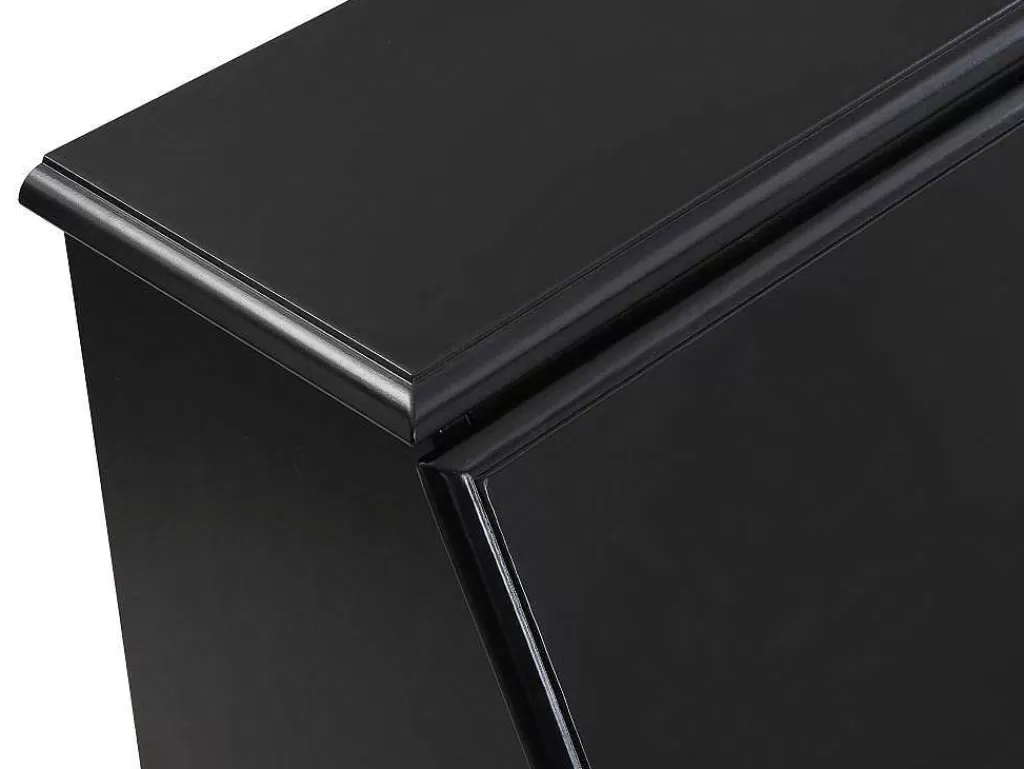 Secretária*Vente-unique Secretária Em Pinho E Mdf Antracite E Natural Cleore