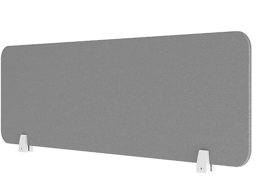 Mobiliário De Escritório*Workēa Separador De Secretária Profissional Tecido Cinzento C110 Cm - Downtown