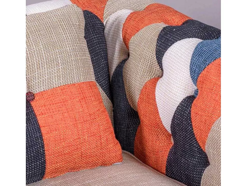 Poltrona Em Tecido*Vente-unique Sofá De 1 Lugar Estofado Em Patchwork - Chesterfield - Retalhos