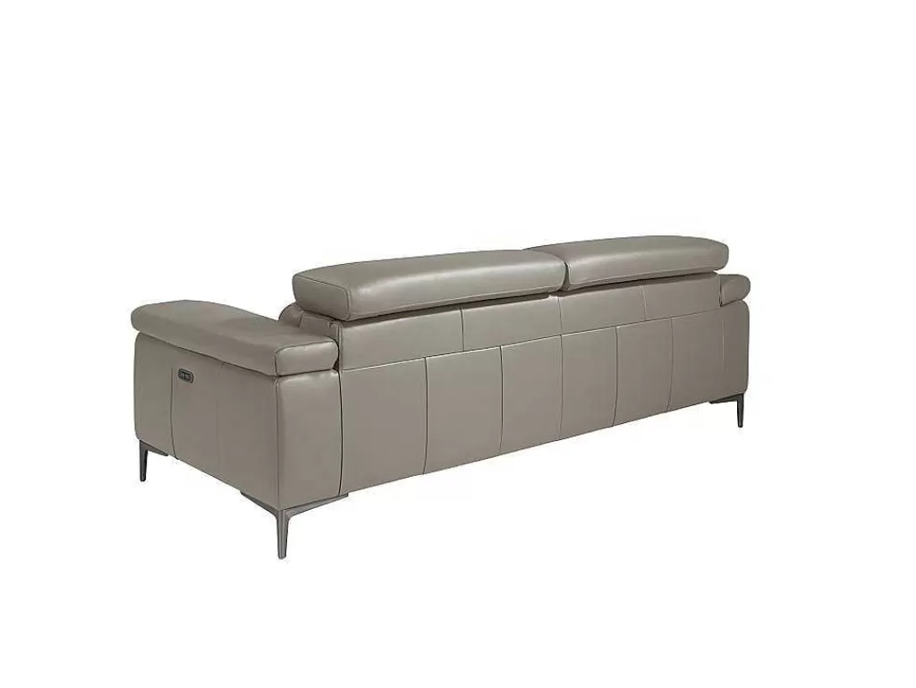 Promoções Sofás & Poltronas*Angel Cerda Sofá De 3 Assentos Estofado Em Couro De Vaca 6122