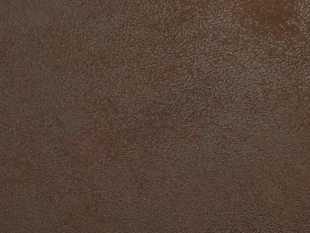 Sofá Panorâmico*Vente-unique Sofá De Canto Panorâmico Microfibra Aspeto Couro Envelhecido - Chesterfield