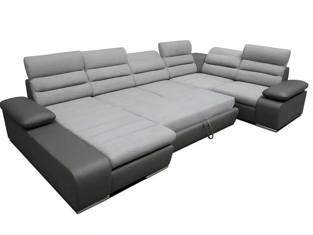 sof_de_canto_panormico_modular_em_tecido_e_pele_sinttica_bicolor_cinzento_claro_e_cinzento_escuro__canto_esquerdo__boileau_3.webp Sofá De Canto*Vente-unique Sofá De Canto Panorâmico Modular Em Tecido E Pele Sintética Bicolor Cinzento Claro E Cinzento Escuro - Canto Esquerdo - Boileau