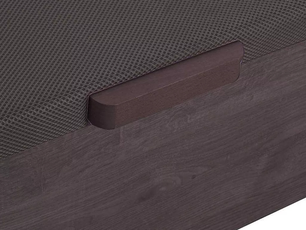 Sommier*Ysmée Sommier Com Arrumação Hestia Da Ysmee - Wenge Mate - 140X190 Cm