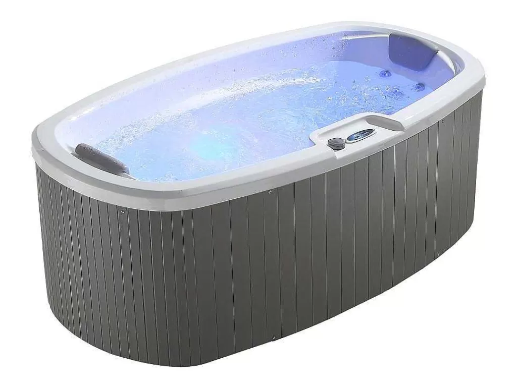 Spa Rígido*VOGUE SPA Spa De 2 Lugares Branco Perola Com Cobertura, 14 Jatos, C210 X L110 X A74 Cm, Sistema Balboa - Samoa Iv