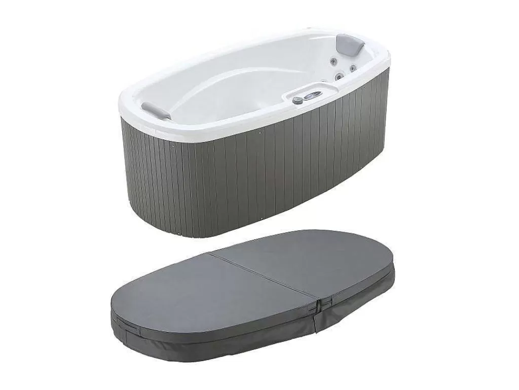 Spa Rígido*VOGUE SPA Spa De 2 Lugares Branco Perola Com Cobertura, 14 Jatos, C210 X L110 X A74 Cm, Sistema Balboa - Samoa Iv