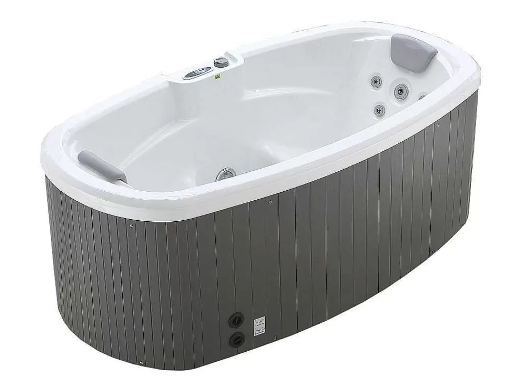 Spa Rígido*VOGUE SPA Spa De 2 Lugares Branco Perola Com Cobertura, 14 Jatos, C210 X L110 X A74 Cm, Sistema Balboa - Samoa Iv