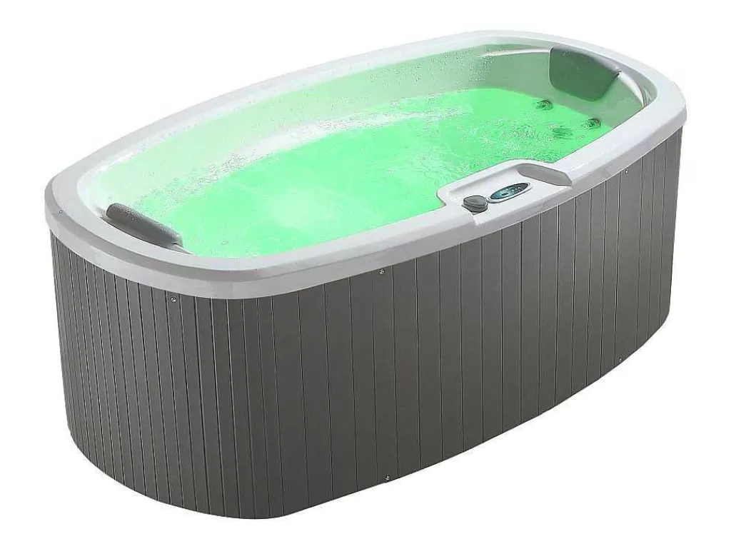 Spa Rígido*VOGUE SPA Spa De 2 Lugares Branco Perola Com Cobertura, 14 Jatos, C210 X L110 X A74 Cm, Sistema Balboa - Samoa Iv