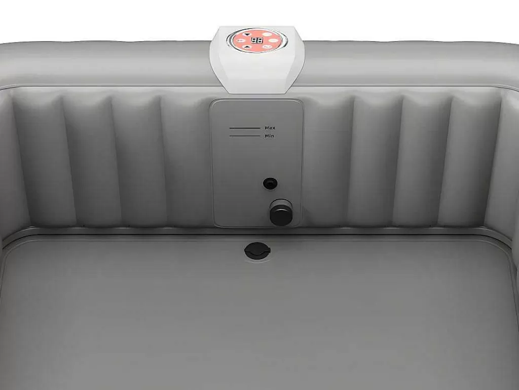 Spa Insuflável*VOGUE SPA Spa Insuflável Quadrado 6 Péssoas - C185 X L185 X A65 Cm - 140 Saidas De Ar - Preto E Cinza - B-Cosy