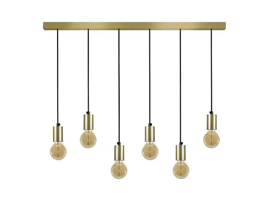 Lustre*TOSEL Suspensao Norwich Metal Cilindro Verde D30 X H75 Cm