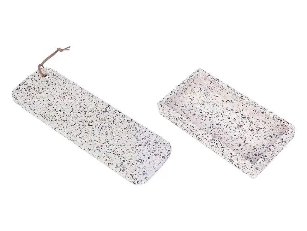 Louça E Utensílios De Cozinha*OZAIA Tabua De Corte + Bandeja Em Terrazzo - Multicolorido - Joana
