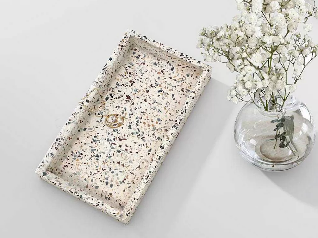 Louça E Utensílios De Cozinha*OZAIA Tabuleiro De Terrazzo - L.30 X P.15 X A. 4 Cm - Multicolorido - Joana