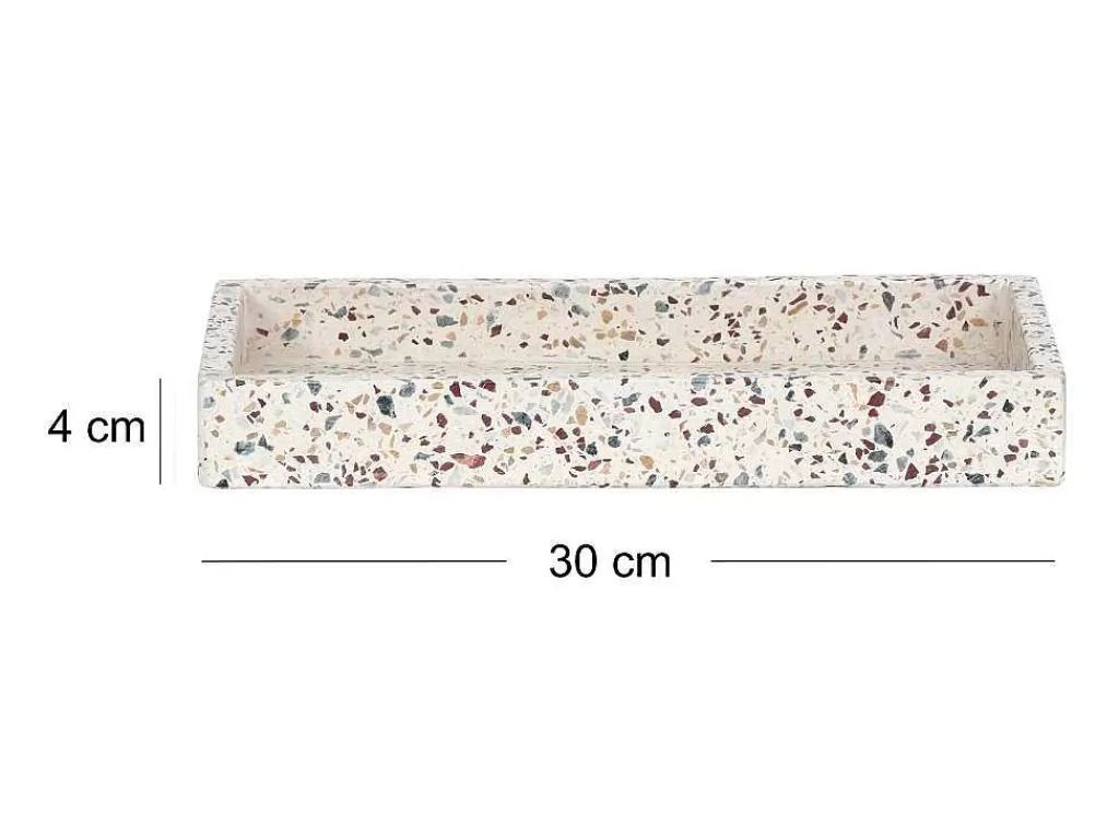 Louça E Utensílios De Cozinha*OZAIA Tabuleiro De Terrazzo - L.30 X P.15 X A. 4 Cm - Multicolorido - Joana