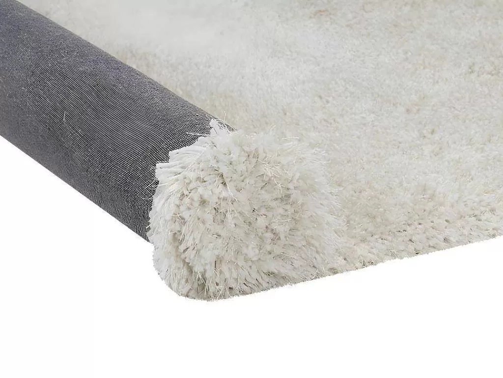 Tapete Shaggy*OZAIA Tapete Com Pelo Em Microfibra Harvey - Poliester - Branco - 160X230 Cm