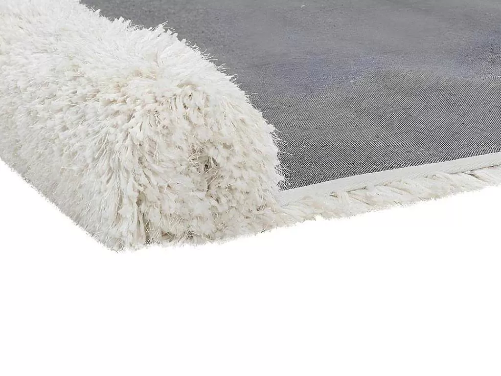Tapete Shaggy*OZAIA Tapete Com Pelo Em Microfibra Harvey - Poliester - Branco - 160X230 Cm