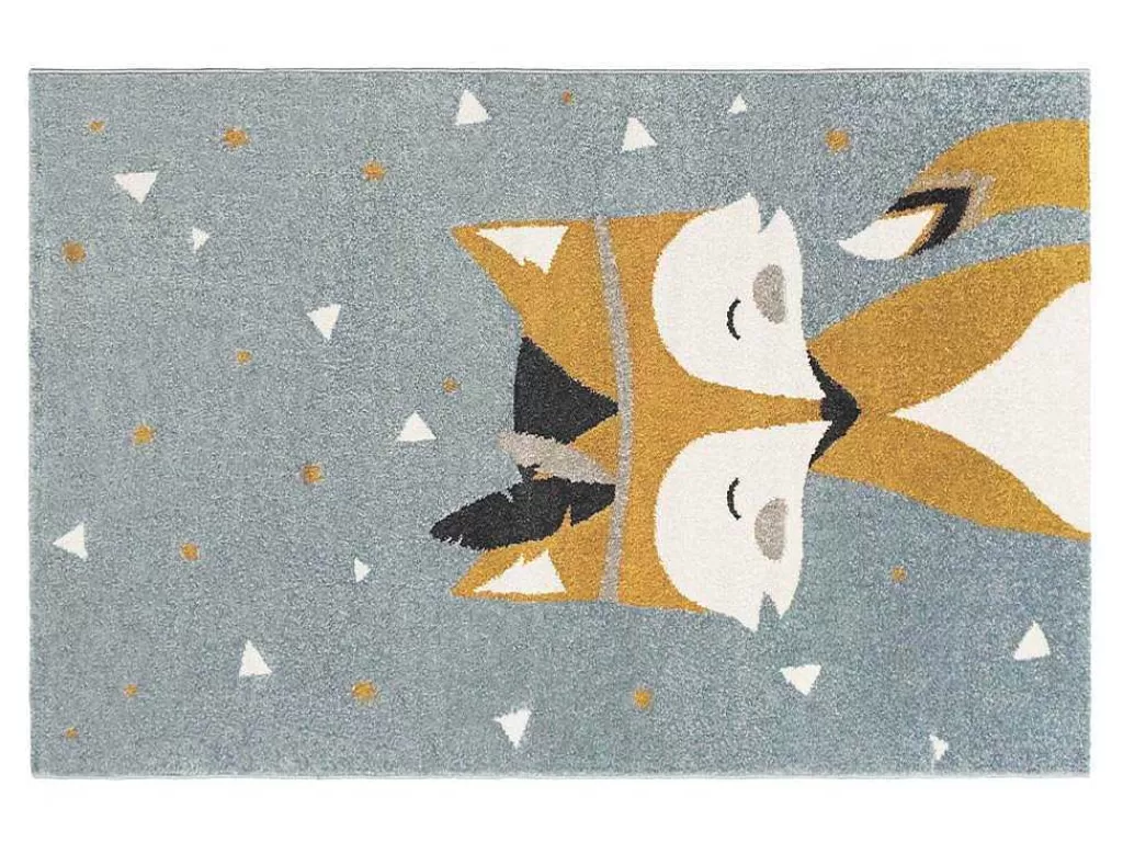 Tapete De Criança*OZAIA Tapete De Criança Com Padrao Raposa 100 X 150 Cm Multicolor - Junio