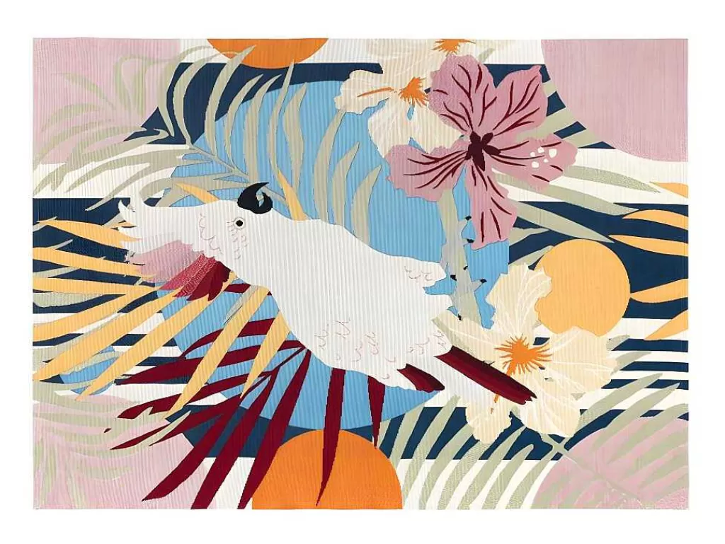 Decoração De Jardim*OZAIA Tapete De Interior Ou De Exterior Etnico De 150 X 200 Cm Multicolor - Perroco